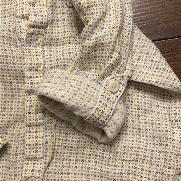 Yellow and blue Zara boys buttoned collar shirt - Picture 4 of 4